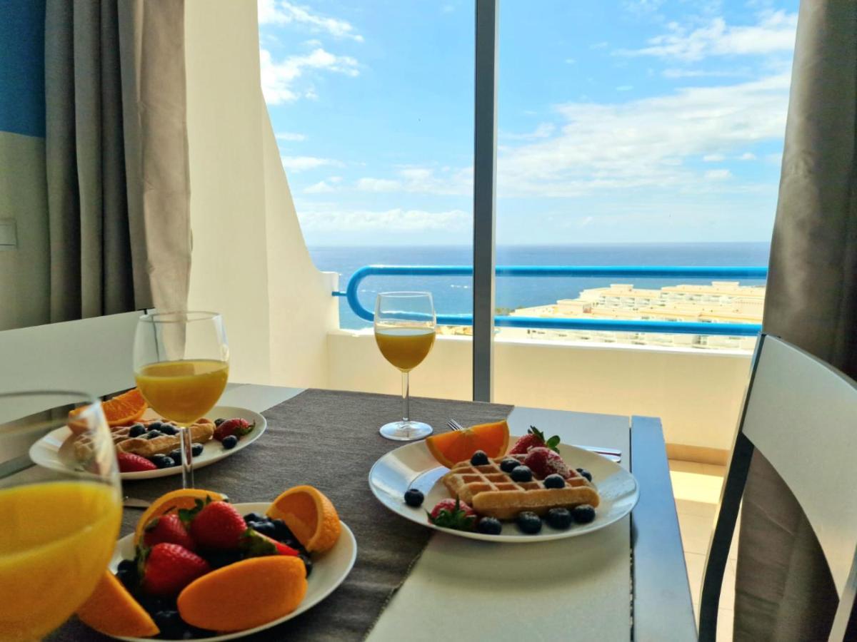 Lovely Blue Studio With Ocean View And Pool, Paraiso 918 Costa Adeje  Esterno foto