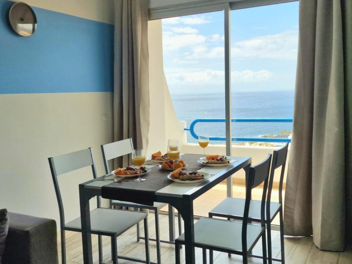 Lovely Blue Studio With Ocean View And Pool, Paraiso 918 Costa Adeje  Esterno foto
